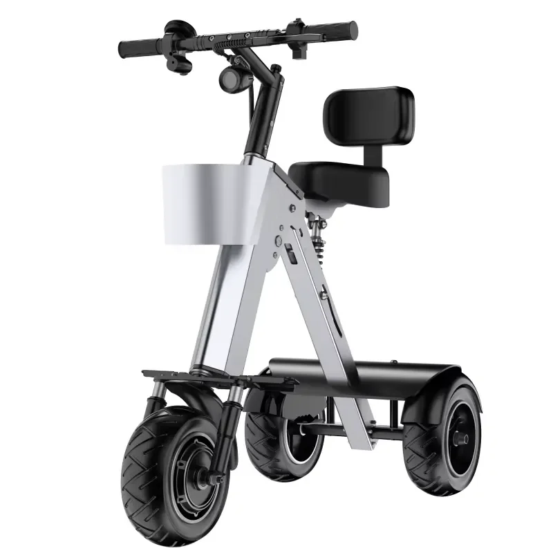 2026Folding Mini Electric Scooter with Seat for Adults and Women Removable Battery 450W Electric Tricycle Foldable with Camping
2026Folding Mini Electric Scooter with Seat for Adults and Women Removable Battery 450W Electric Tricycle Foldable with Camping