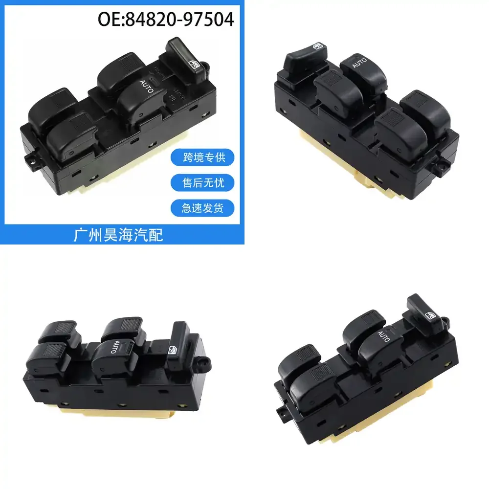Electric Power Window Switch for Toyota Camry and Daihatsu Terios 84820-97504 Car Accessories Auto Parts Replacement OEM
Electric Power Window Switch for Toyota Camry and Daihatsu Terios 84820-97504 Car Accessories Auto Parts Replacement OEM