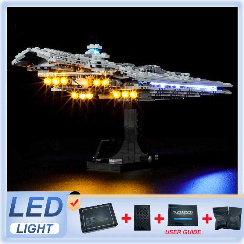 Комплект светодиодных фонарей «сделай сам» для LEGO 75356 Executor Super Star Destroyer (только светодиодный светильник, без модели блоков)
Комплект светодиодных фонарей «сделай сам» для LEGO 75356 Executor Super Star Destroyer (только светодиодный светильник, без модели блоков)