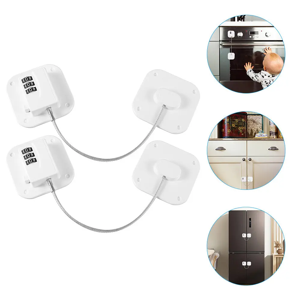 2Pcs Refrigerator Security Lock Password Cabinet Drawer Lock Fridge Door Safety Childproof Cabinet Locks Door Safety Locks
2Pcs Refrigerator Security Lock Password Cabinet Drawer Lock Fridge Door Safety Childproof Cabinet Locks Door Safety Locks