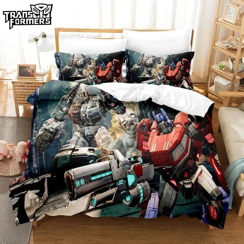 Transformation Cartoon Animation Bedding Set100% Polyester 3D Digital Printing Bedding King Size Printing Luxury Birthday Gift
Transformation Cartoon Animation Bedding Set100% Polyester 3D Digital Printing Bedding King Size Printing Luxury Birthday Gift