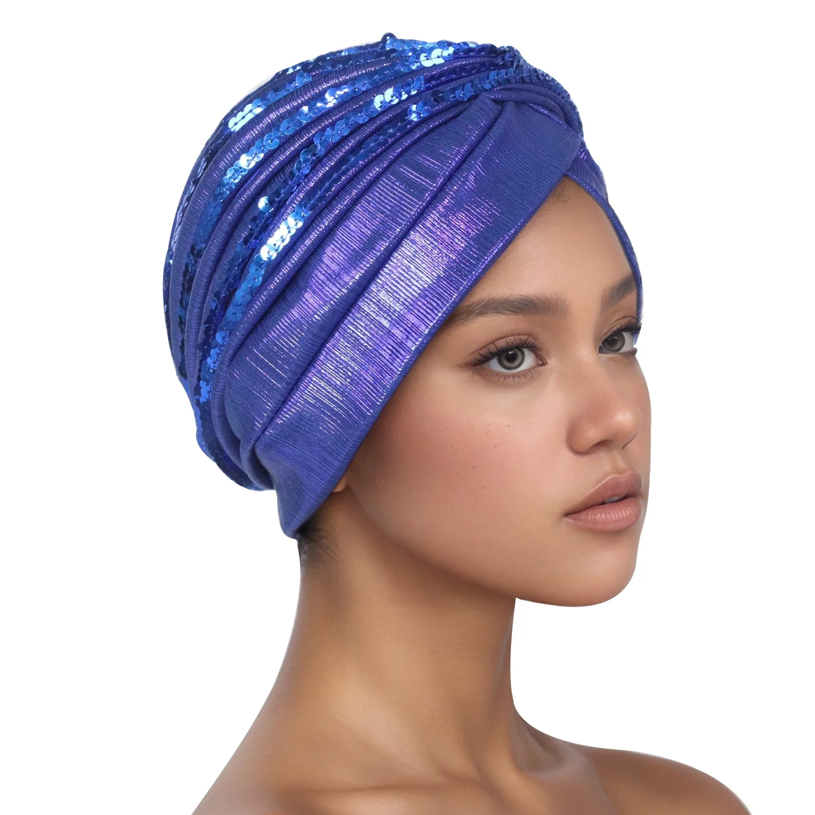 Muslim Women Hijab Sequin Bonnet Hat Indian Turban Pleated Headscarf Chemo Cap African Auto Gele Head Wrap Party Turbante Mujer
Muslim Women Hijab Sequin Bonnet Hat Indian Turban Pleated Headscarf Chemo Cap African Auto Gele Head Wrap Party Turbante Mujer