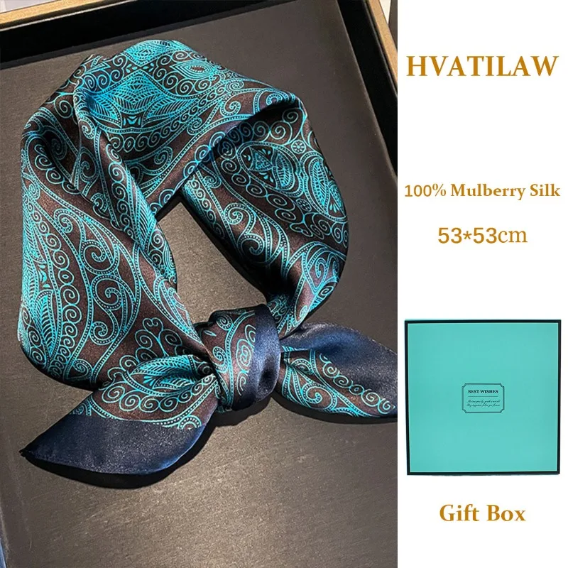 Natural Silk Scarf 100% Mulberry Silk Women 53cm Head Scarf Square Wrap Neckerchief Bandana Lady Hijab Neck Scarf with Gift Box
Natural Silk Scarf 100% Mulberry Silk Women 53cm Head Scarf Square Wrap Neckerchief Bandana Lady Hijab Neck Scarf with Gift Box