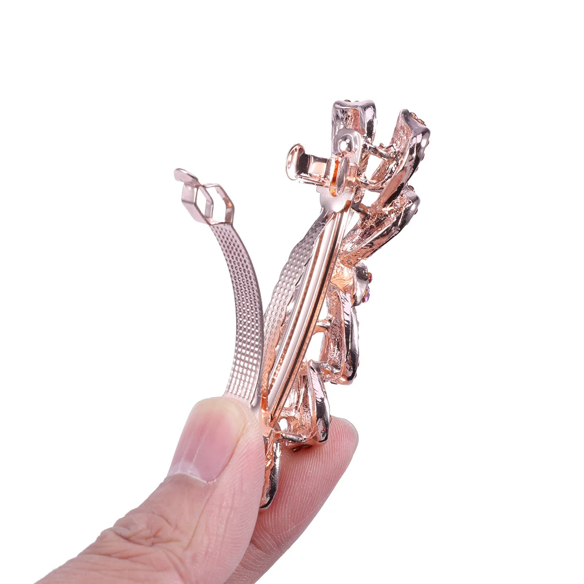 Elegant Crystal Hair Clip Shiny Rhinestone Flower Barrette Secure Grip Stylish Hairpin for Special Occasions Pink
Elegant Crystal Hair Clip Shiny Rhinestone Flower Barrette Secure Grip Stylish Hairpin for Special Occasions Pink