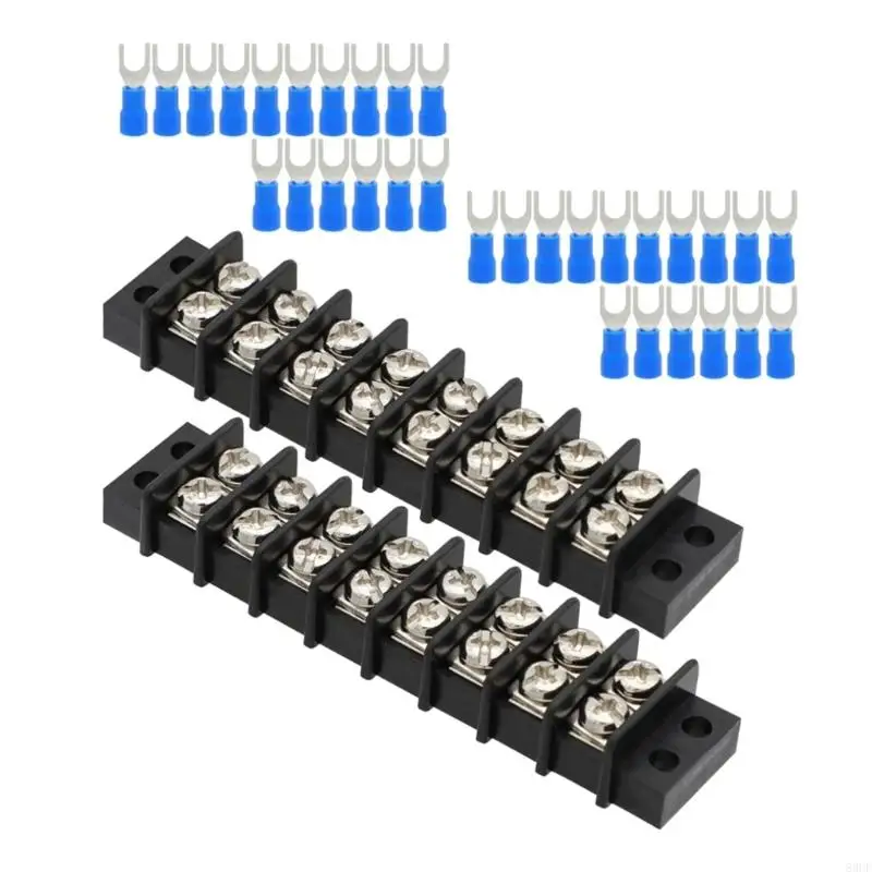 2pcs Double Row 2-12 Положение винтовые клеммы с изолированными барьерами для безопасного электрического соединения 83CF
2pcs Double Row 2-12 Положение винтовые клеммы с изолированными барьерами для безопасного электрического соединения 83CF
