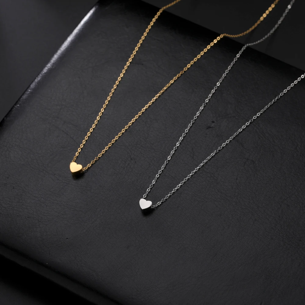 Kkjoy Fashion Simple Stainless Steel Pearl Love Heart Double Layer Clavicle Chain Necklace Accessories Female Jewelry Gifts
Kkjoy Fashion Simple Stainless Steel Pearl Love Heart Double Layer Clavicle Chain Necklace Accessories Female Jewelry Gifts