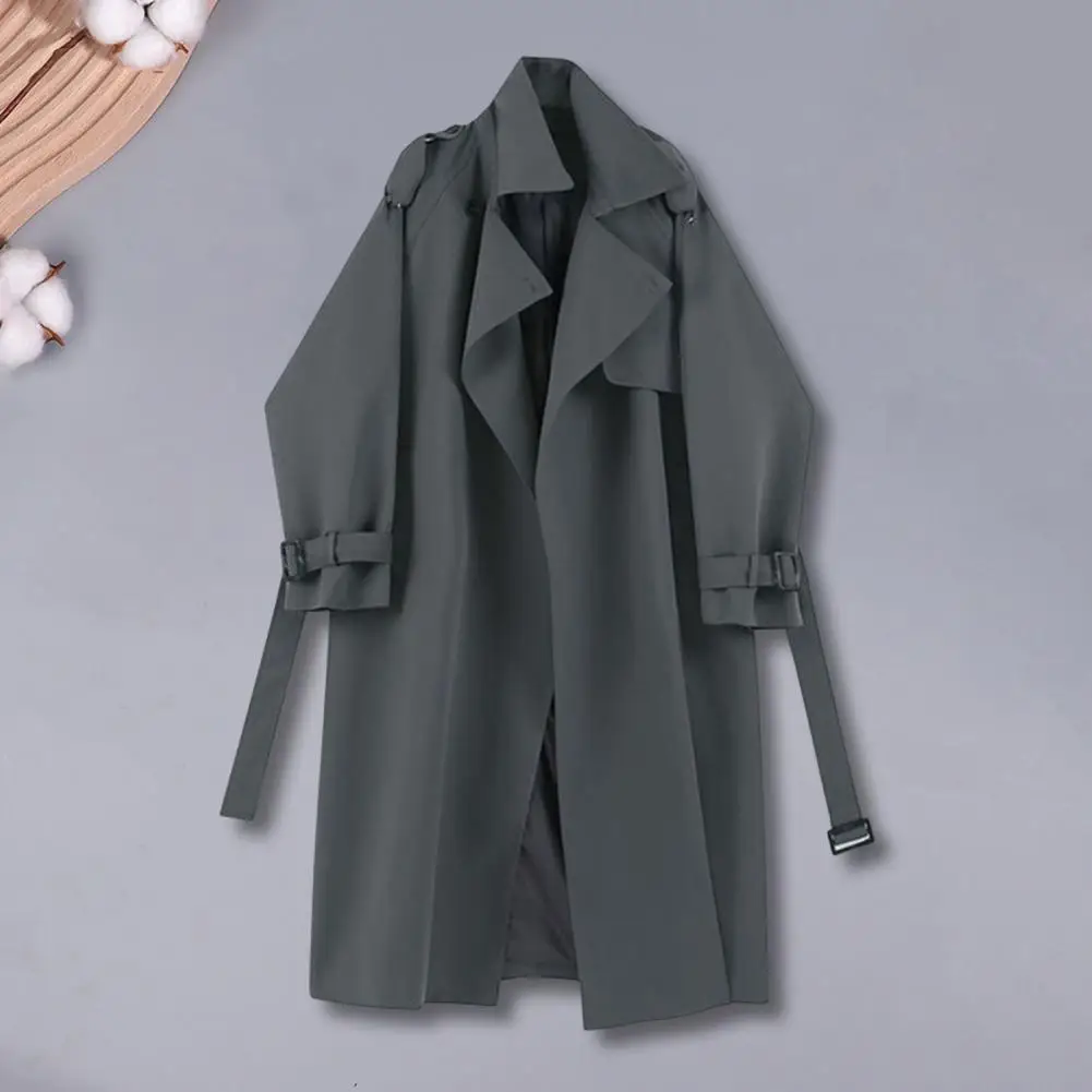 Women Long Cardigan Jacket Stylish Women's Windbreaker with Belted Overcoat Design Turn-down Collar Pockets Mid for Windproof
Women Long Cardigan Jacket Stylish Women's Windbreaker with Belted Overcoat Design Turn-down Collar Pockets Mid for Windproof