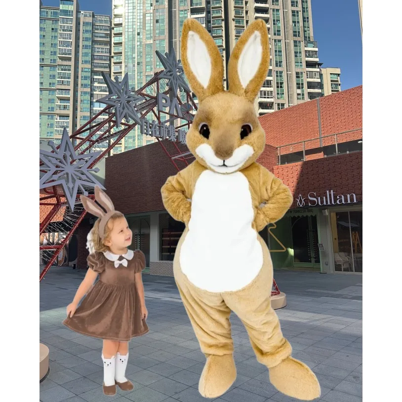 Disney Plush Brown Easter Bunny Rabbit Mascot Costume Advertising Foam Stage Performance Accessories Halloween christmas outfits
Disney Plush Brown Easter Bunny Rabbit Mascot Costume Advertising Foam Stage Performance Accessories Halloween christmas outfits