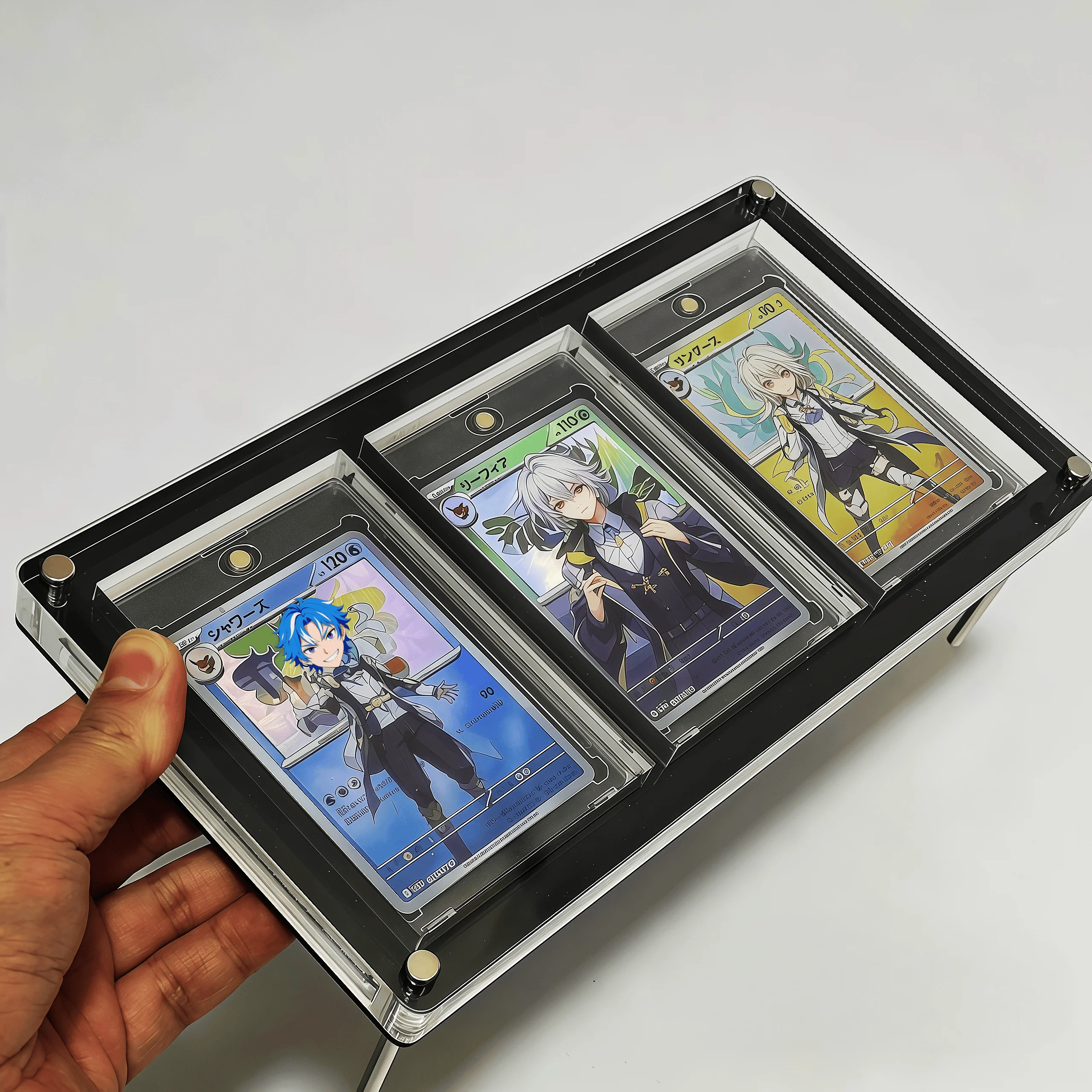 35PT Card Display Stand Extra-thick Polaroid Picture Frame Can Be Put Collection Card Pokemon/Yu-Gi-Oh/P.A Black Brick
35PT Card Display Stand Extra-thick Polaroid Picture Frame Can Be Put Collection Card Pokemon/Yu-Gi-Oh/P.A Black Brick