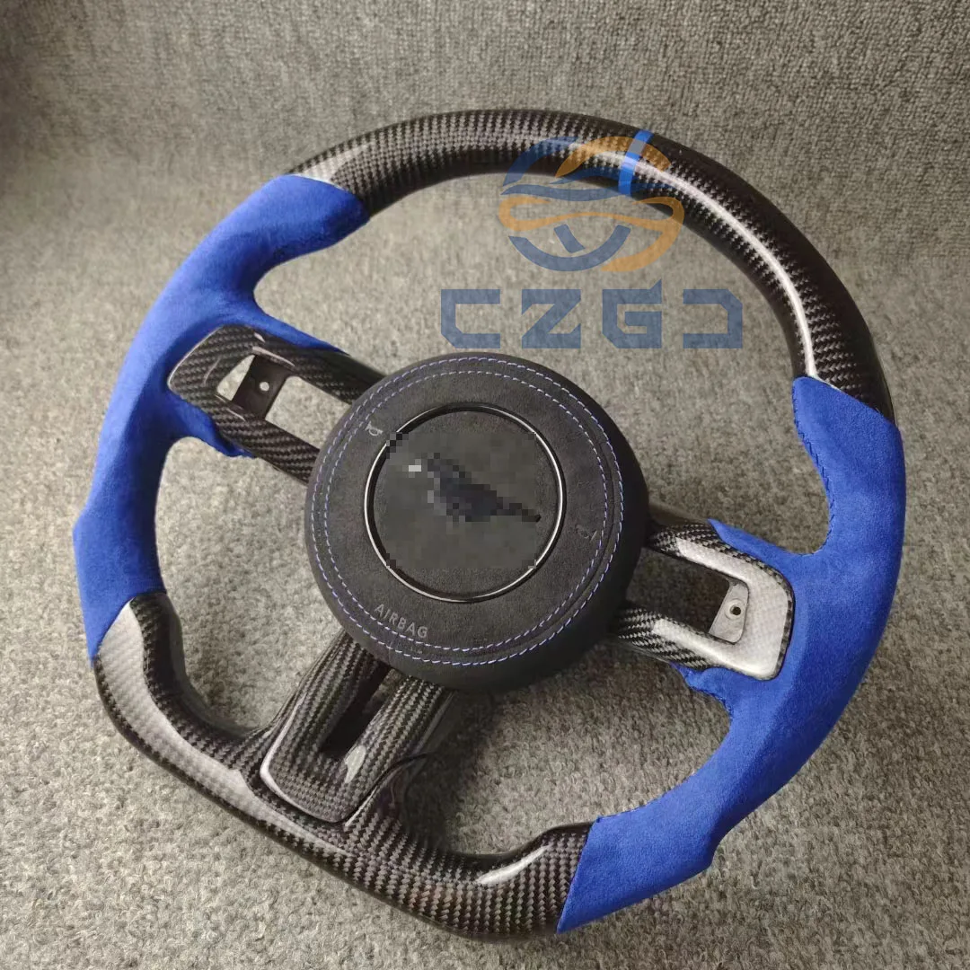 Real Carbon Fiber Steering Wheel for 2015-2022 Ford Mustang GT/S550 Racing Sport Flat Bottom Design Direct Plug & Play
Real Carbon Fiber Steering Wheel for 2015-2022 Ford Mustang GT/S550 Racing Sport Flat Bottom Design Direct Plug & Play