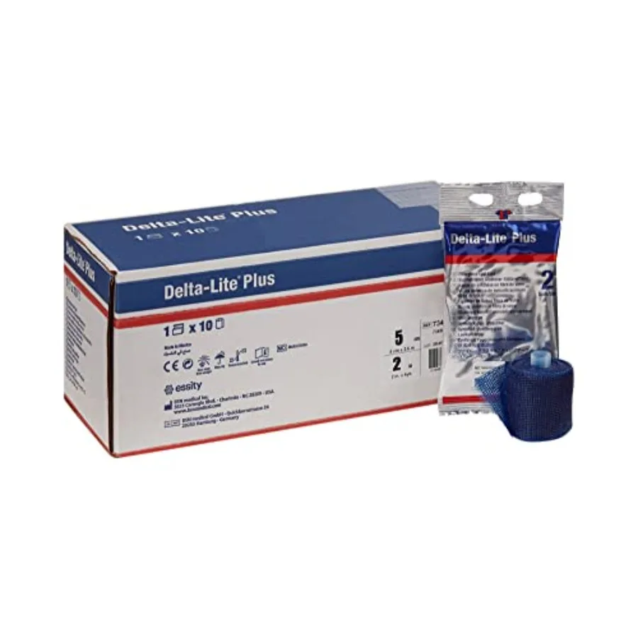 Delta-Lite Plus Cast Tape 2 Inch X 12 Foot Blue 7345820, 10 Ct
Delta-Lite Plus Cast Tape 2 Inch X 12 Foot Blue 7345820, 10 Ct