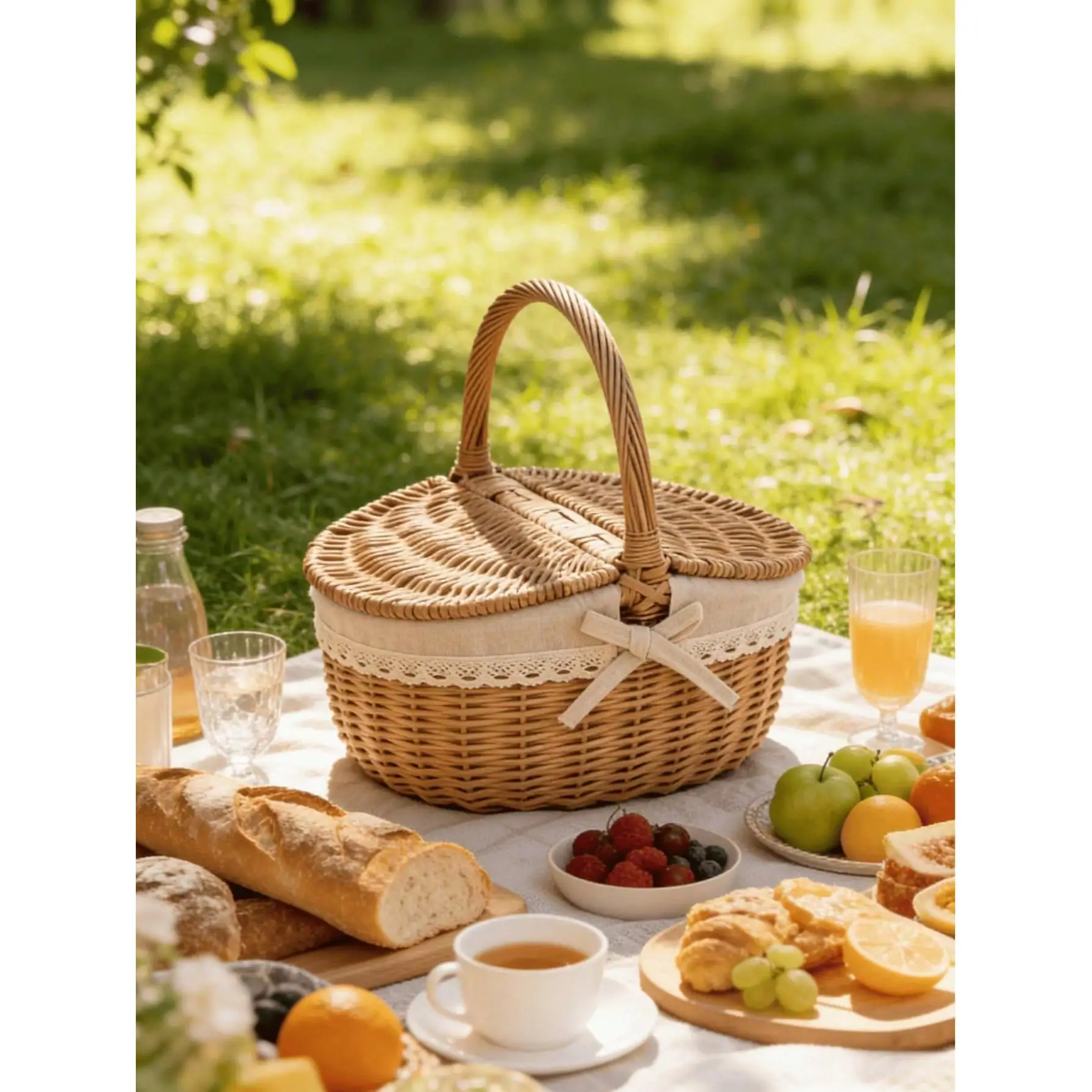 Suitable For Storing Food And Fruits, Great For Holiday Camping, Shopping, Home Decor, Room Decor, Picnics, Parties, And Barbecues. This Willow Basket Is Made Of Pure Natural Handwoven Willow, A
Suitable For Storing Food And Fruits, Great For Holiday Camping, Shopping, Home Decor, Room Decor, Picnics, Parties, And Barbecues. This Willow Basket Is Made Of Pure Natural Handwoven Willow, A