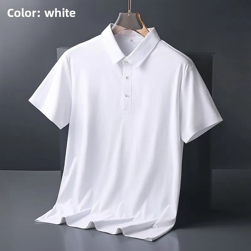 8 Color Men's Thin Polo Shirt Summer New Ice Silk Popular Business Casual Breathable Lapel Polo Shirt for Man Brand Clothing
8 Color Men's Thin Polo Shirt Summer New Ice Silk Popular Business Casual Breathable Lapel Polo Shirt for Man Brand Clothing