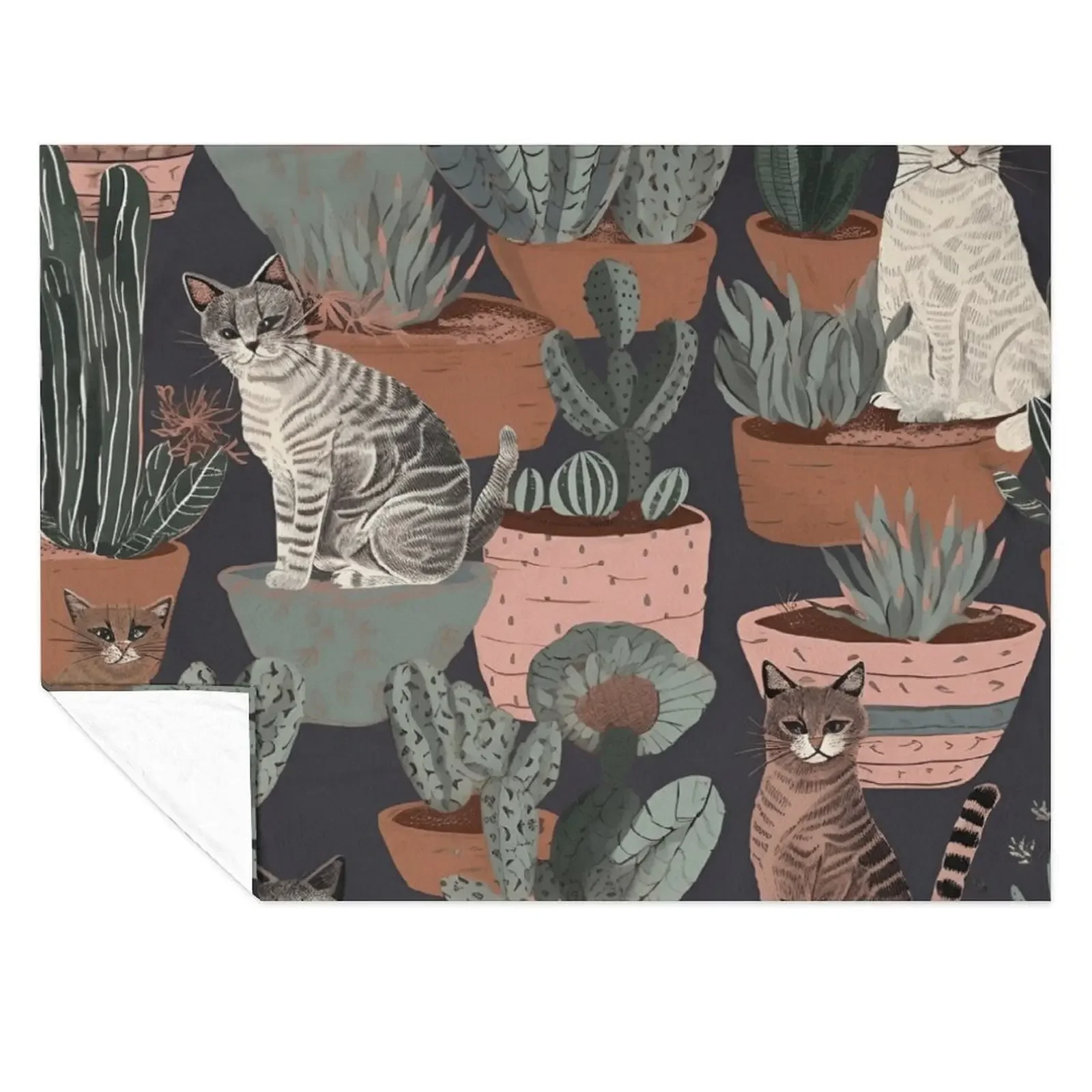 Boho cats and cacti Throw Blanket Nap christmas decoration Plaid anime Blankets
Boho cats and cacti Throw Blanket Nap christmas decoration Plaid anime Blankets