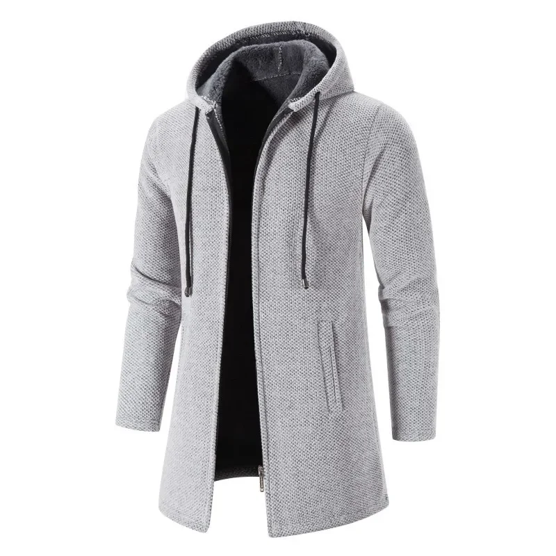 2023 New Men's Fashion Plush and Warm Chenille Sweater Large Medium Length Hooded Coat
2023 New Men's Fashion Plush and Warm Chenille Sweater Large Medium Length Hooded Coat
