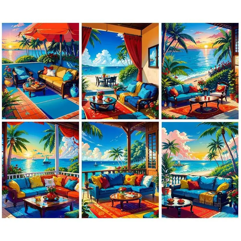 GATYZTORY картина по номерам для интерьера для взрослых детей дома пейзаж Рисование Раскрашивание по номерам Современная Настенная картина рамка 
GATYZTORY картина по номерам для интерьера для взрослых детей дома пейзаж Рисование Раскрашивание по номерам Современная Настенная картина рамка