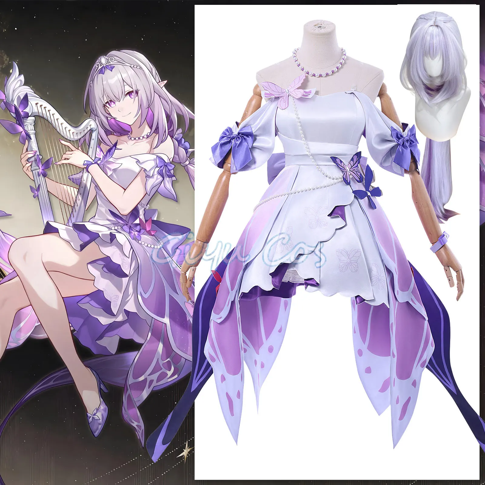 Honkai Star Rail Concert Castorice Cosplay Costume Adult Carnival Anime Halloween Party Costumes Masquerade Uniform
Honkai Star Rail Concert Castorice Cosplay Costume Adult Carnival Anime Halloween Party Costumes Masquerade Uniform