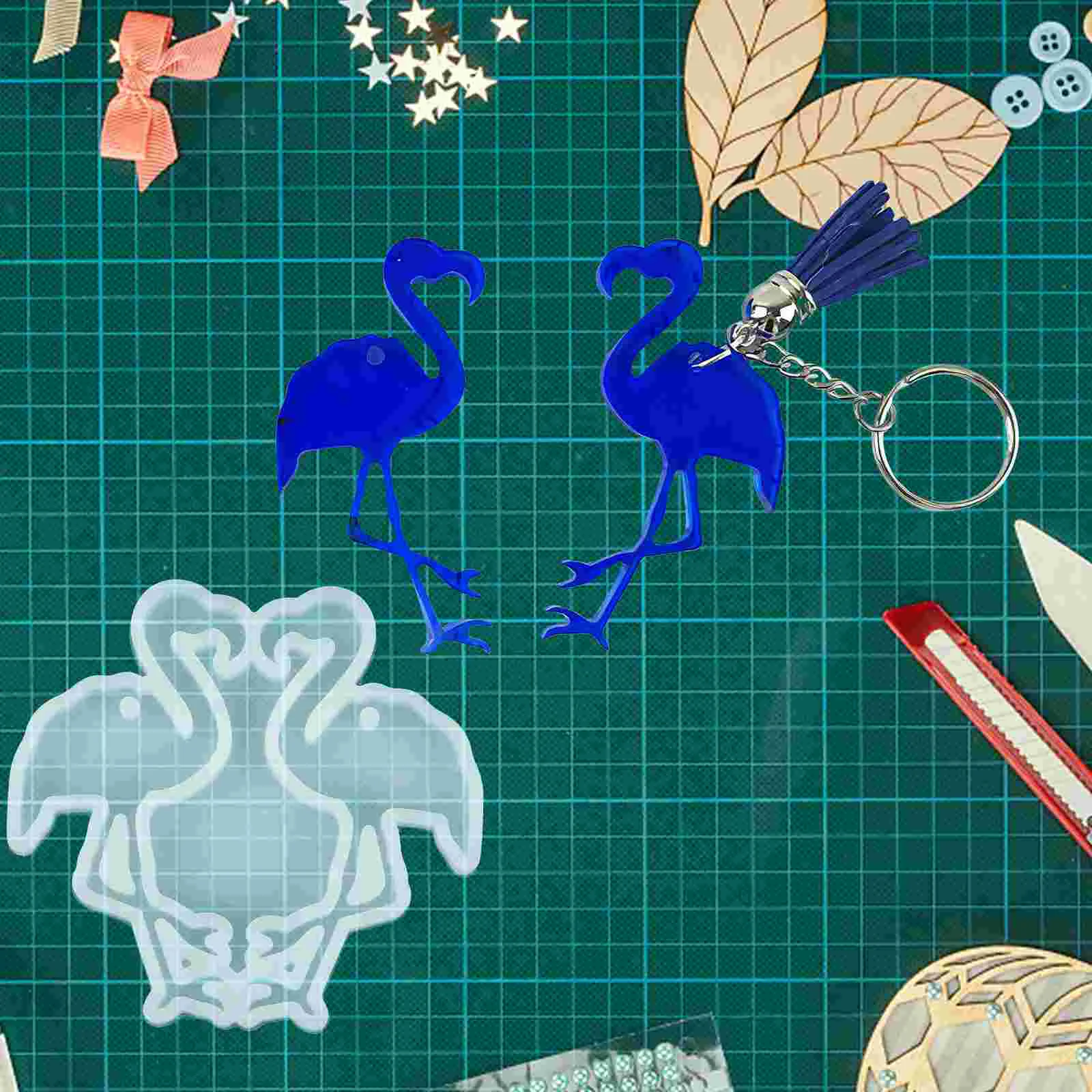 Flamingo Mold Epoxy Silicone Casting DIY Pendant Charm Crafts Shaped of The Lid
Flamingo Mold Epoxy Silicone Casting DIY Pendant Charm Crafts Shaped of The Lid
