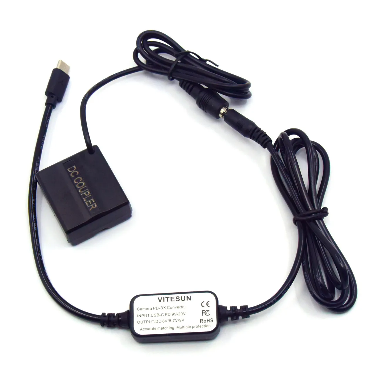 USB C to DC Cable CGA-DU07 Coupler DU06 DU21 DU14 Dummy Battery for Panasonic NV-GS28 GS150 GS500 GS27 GS328 VW-VBD070 VDR-D100
USB C to DC Cable CGA-DU07 Coupler DU06 DU21 DU14 Dummy Battery for Panasonic NV-GS28 GS150 GS500 GS27 GS328 VW-VBD070 VDR-D100