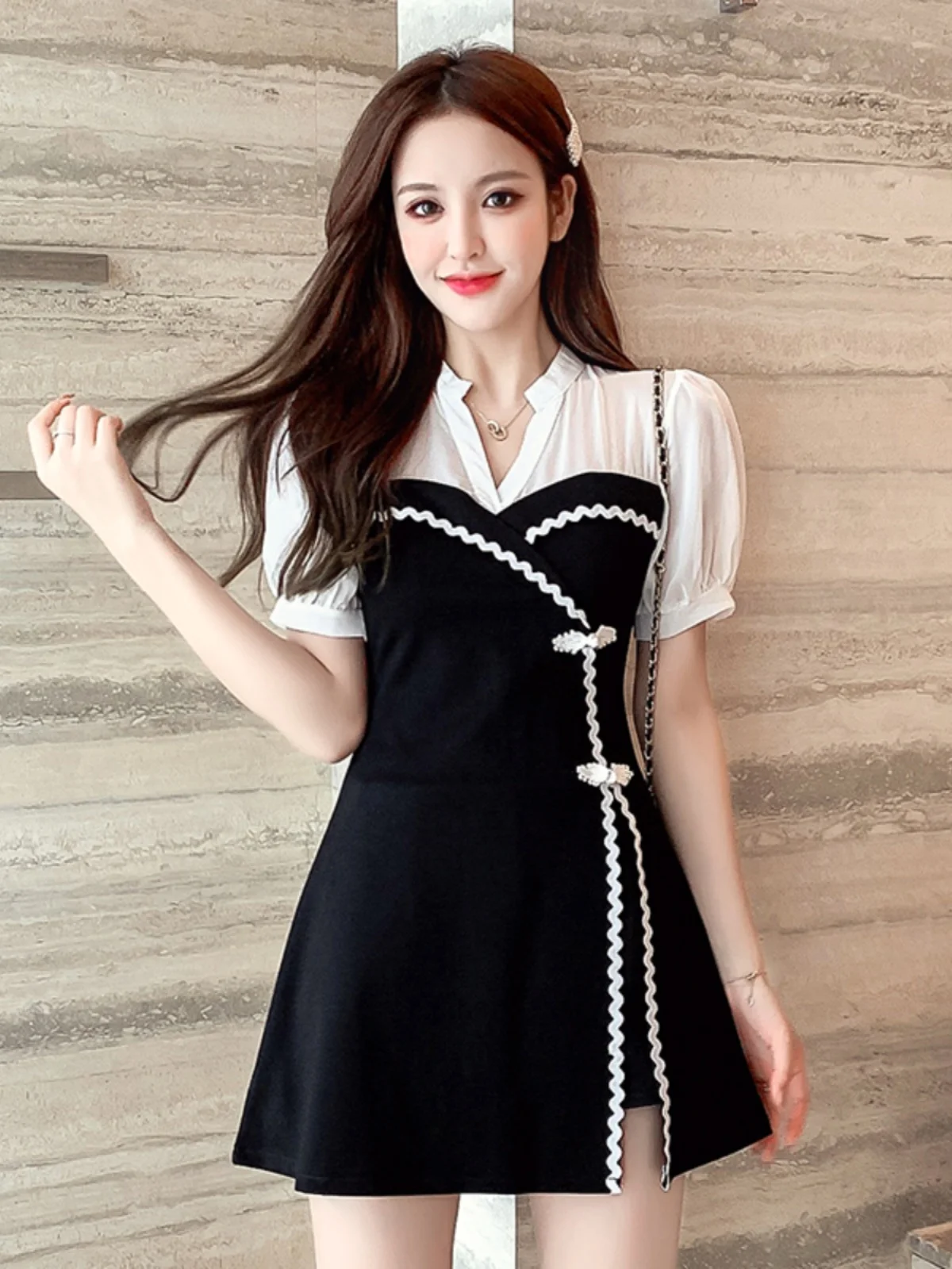 plus Size Summer Dress Qipao Short Set Conceal Meat Slimming Ageless Short Skirt A-Line Cotton Blend High Waist V-Neck Zipper
plus Size Summer Dress Qipao Short Set Conceal Meat Slimming Ageless Short Skirt A-Line Cotton Blend High Waist V-Neck Zipper