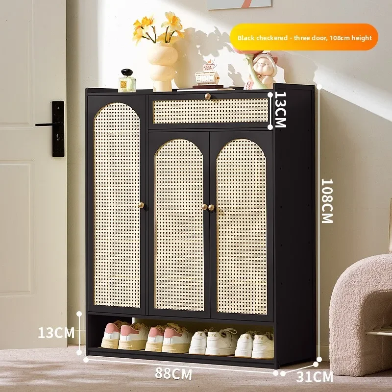 Modern rattan shoe cabinet, retro style living room storage cabinet, kitchen utensil cabinet, dining room drawer cabinet
Modern rattan shoe cabinet, retro style living room storage cabinet, kitchen utensil cabinet, dining room drawer cabinet