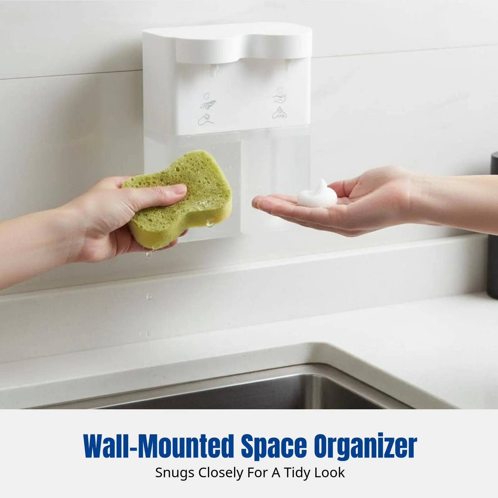 Touchless Dual-Head Soap Dispenser, Automatic Liquid & Foam for Kitchen Bathroom, Wall-Mount, Adjustable Volume, Modern Design
Touchless Dual-Head Soap Dispenser, Automatic Liquid & Foam for Kitchen Bathroom, Wall-Mount, Adjustable Volume, Modern Design