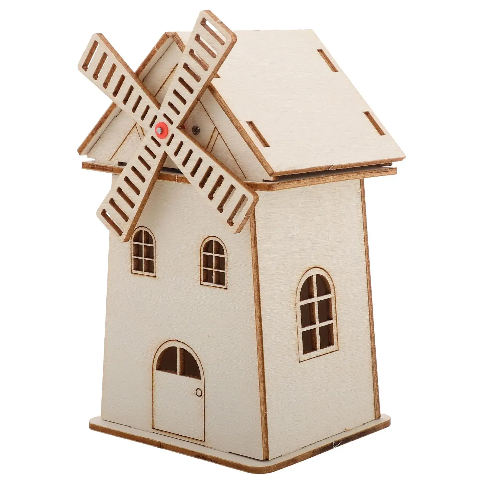 Wooden Windmill House Model Solar Powered Toy Unfinished Paintable DIY Kit Vintage Decorative Piece Desk Office Ornament
Wooden Windmill House Model Solar Powered Toy Unfinished Paintable DIY Kit Vintage Decorative Piece Desk Office Ornament