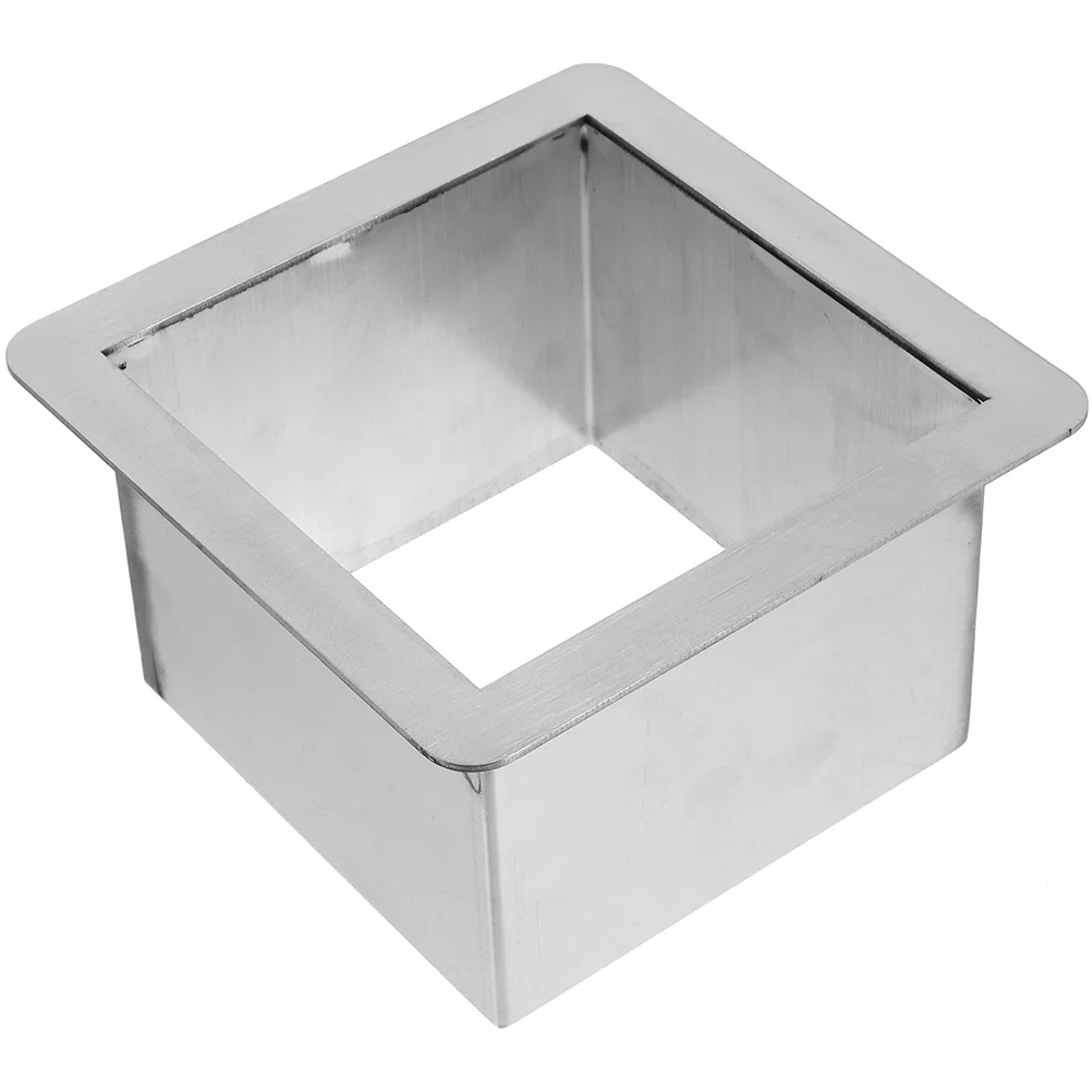 Garbage Chute Desktop Grommet Kitchen Trash Square Metal 1600X1600X1030CM Grommets For Counter Stainless Steel Silver
Garbage Chute Desktop Grommet Kitchen Trash Square Metal 1600X1600X1030CM Grommets For Counter Stainless Steel Silver
