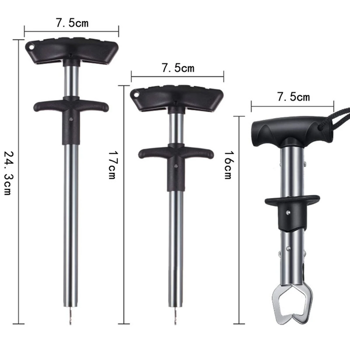 AA90-4 Pcs Fishing Hook Remover,Include 2 Puller Extractor Hook,1 Fish Lip Gripper And 1 Fishing Plier For Fishing Hook Tools
AA90-4 Pcs Fishing Hook Remover,Include 2 Puller Extractor Hook,1 Fish Lip Gripper And 1 Fishing Plier For Fishing Hook Tools