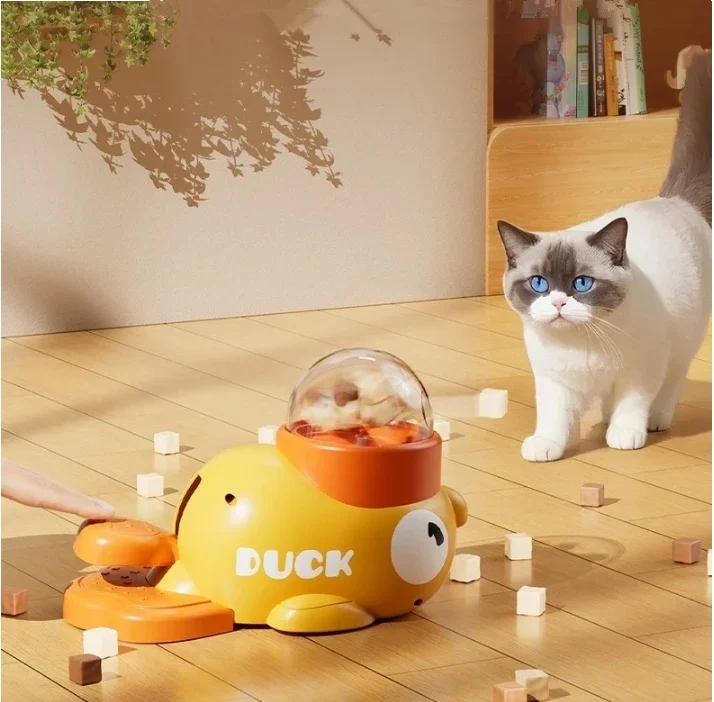 Interactive Dog Feeder Durable Plastic Duck Slow Feeding and Water Drinker Dogs Chew Resistant Puzzle ToyTraining Entertainment
Interactive Dog Feeder Durable Plastic Duck Slow Feeding and Water Drinker Dogs Chew Resistant Puzzle ToyTraining Entertainment