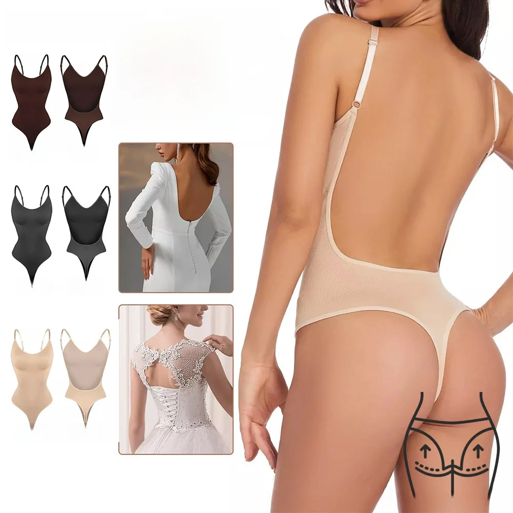 Full Body Shapewear Bodysuit Large Size Abdomen Slimming Butt Lifting Strap Backless Beautiful Back Underwear Women's Lingerie
Full Body Shapewear Bodysuit Large Size Abdomen Slimming Butt Lifting Strap Backless Beautiful Back Underwear Women's Lingerie