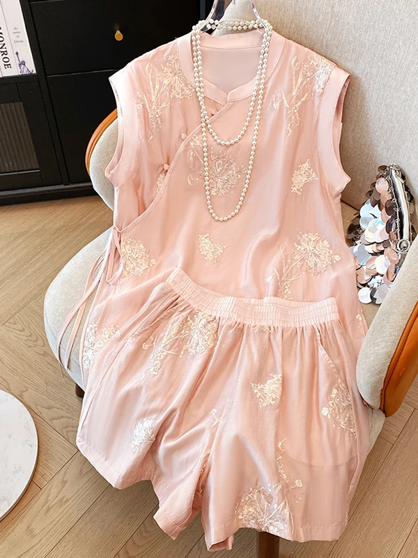 Новый китайский Sle Faionable с вышивкой и эластичной резинкой на талии, комплект из двух предметов для женщин
Новый китайский Sle Faionable с вышивкой и эластичной резинкой на талии, комплект из двух предметов для женщин