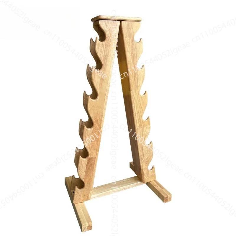 Rubber-coated Dumbbell Rack, Natural Oak Dumbbell Storage Rack with 6 Layers, for Fitness Use
Rubber-coated Dumbbell Rack, Natural Oak Dumbbell Storage Rack with 6 Layers, for Fitness Use