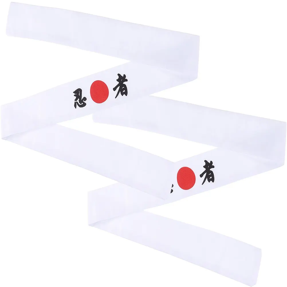 2Pcs Ninja Headband Japanese Symbol Print Hairband Chef Sweatband Wide Reusable Karate Head Strap Print Hairband
2Pcs Ninja Headband Japanese Symbol Print Hairband Chef Sweatband Wide Reusable Karate Head Strap Print Hairband