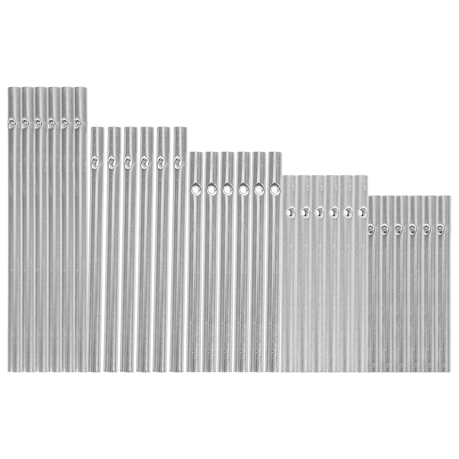 30pcs Wind Chimes Tube Set Aluminum Rust Resistant Pre-Drilled for DIY Crafts Decorations Home Outdoor Use Kit
30pcs Wind Chimes Tube Set Aluminum Rust Resistant Pre-Drilled for DIY Crafts Decorations Home Outdoor Use Kit