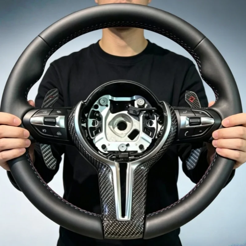 M Sport Steering Wheel For BMW F10 F12 F15 F16 F20 F21 F22 F23 F45 F25 F26 F28 F30 F31 F32 F33 F34 F35 F36 F80 E92 E70 M3 M5 M6
M Sport Steering Wheel For BMW F10 F12 F15 F16 F20 F21 F22 F23 F45 F25 F26 F28 F30 F31 F32 F33 F34 F35 F36 F80 E92 E70 M3 M5 M6