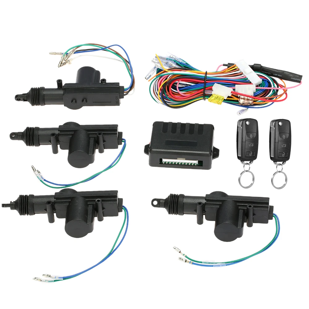 Universal Car Door Lock Keyless Entry System Remote Central Control Locking Kit with Trunk Release Button
Universal Car Door Lock Keyless Entry System Remote Central Control Locking Kit with Trunk Release Button