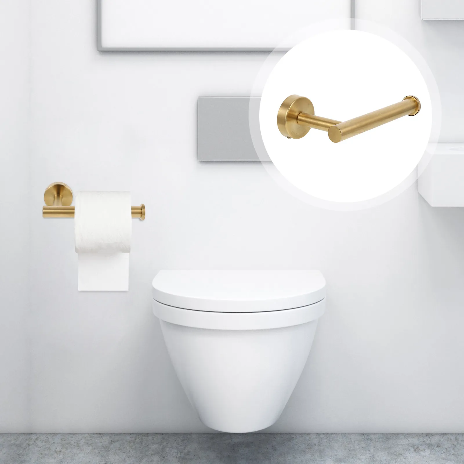 1Set Stainless Steel Wall Mounted Toilet Paper Holder Simple Elegant Design Easy to Clean Bathroom Tissue Holder Roll Paper
1Set Stainless Steel Wall Mounted Toilet Paper Holder Simple Elegant Design Easy to Clean Bathroom Tissue Holder Roll Paper