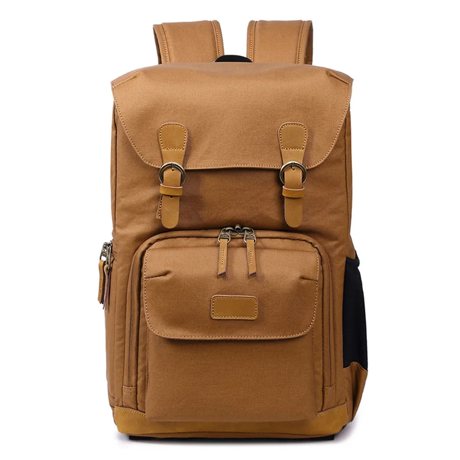 Retro outdoor multi-function camera backpack SLR Digital bag Waterproof canvas men's backpack Camera bag
Retro outdoor multi-function camera backpack SLR Digital bag Waterproof canvas men's backpack Camera bag