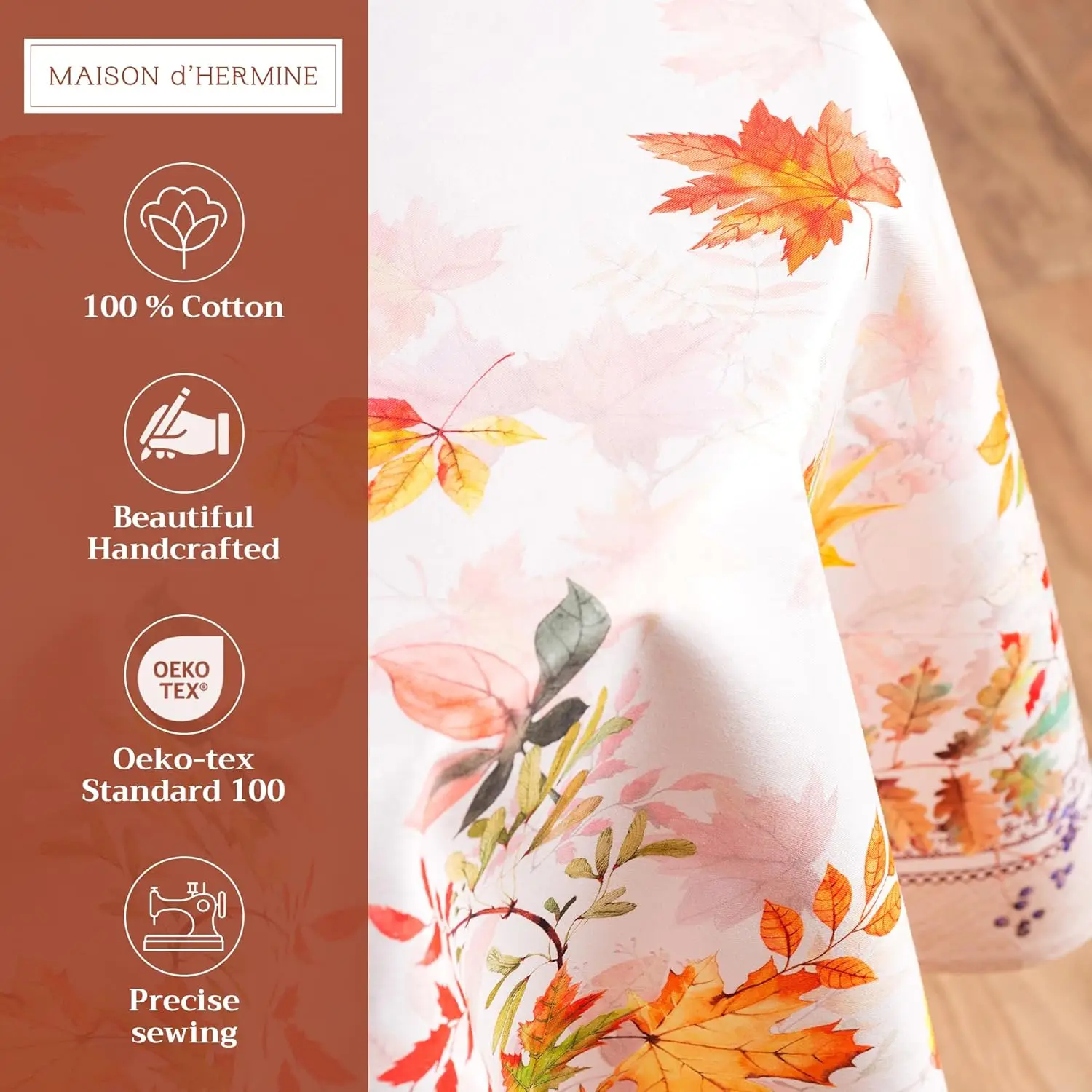 Скатерть Maison D Hermine из 100% хлопка-круглая Декоративная скатерть диаметром 69 дюймов-скатерти для столовой, дома, фермы
Скатерть Maison D Hermine из 100% хлопка-круглая Декоративная скатерть диаметром 69 дюймов-скатерти для столовой, дома, фермы