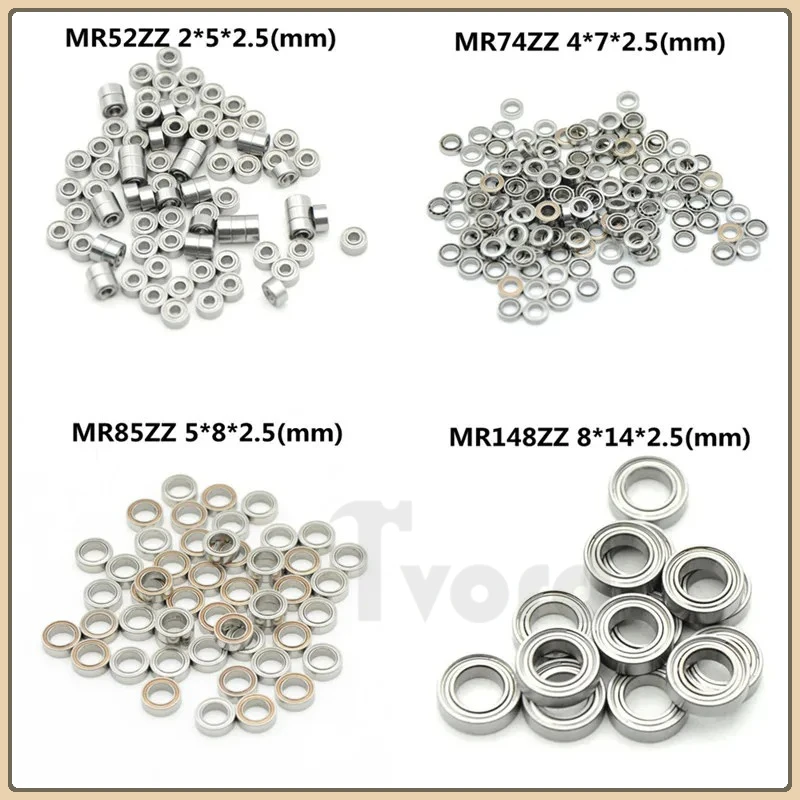 Metal sealed miniature bearings various sizes 10 pieces mr52-74-85-148 3*6*2.5 4*7*2.5 5*8*2.5 6*10*3
Metal sealed miniature bearings various sizes 10 pieces mr52-74-85-148 3*6*2.5 4*7*2.5 5*8*2.5 6*10*3