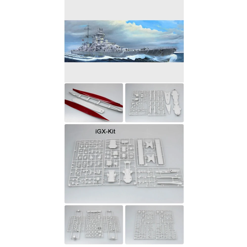 Trumpeter 05313 1/350 Scale German Heavy Cruiser Ship Hobby Assembly Plastic Model Building Kit
Trumpeter 05313 1/350 Scale German Heavy Cruiser Ship Hobby Assembly Plastic Model Building Kit