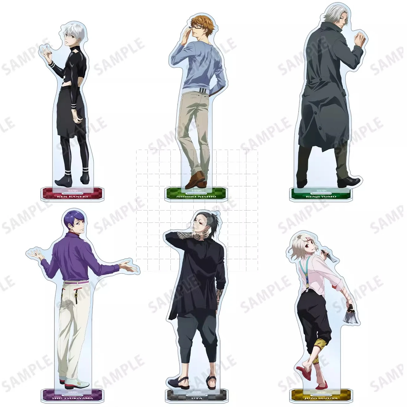 Акриловая фигурка-подставка Game Suzuya Juzo Kaneki Ken, аниме-фигурка Tsukiyama Shuu Kirishima Touka, модель-подставка, игрушка для косплея, подарок
Акриловая фигурка-подставка Game Suzuya Juzo Kaneki Ken, аниме-фигурка Tsukiyama Shuu Kirishima Touka, модель-подставка, игрушка для косплея, подарок