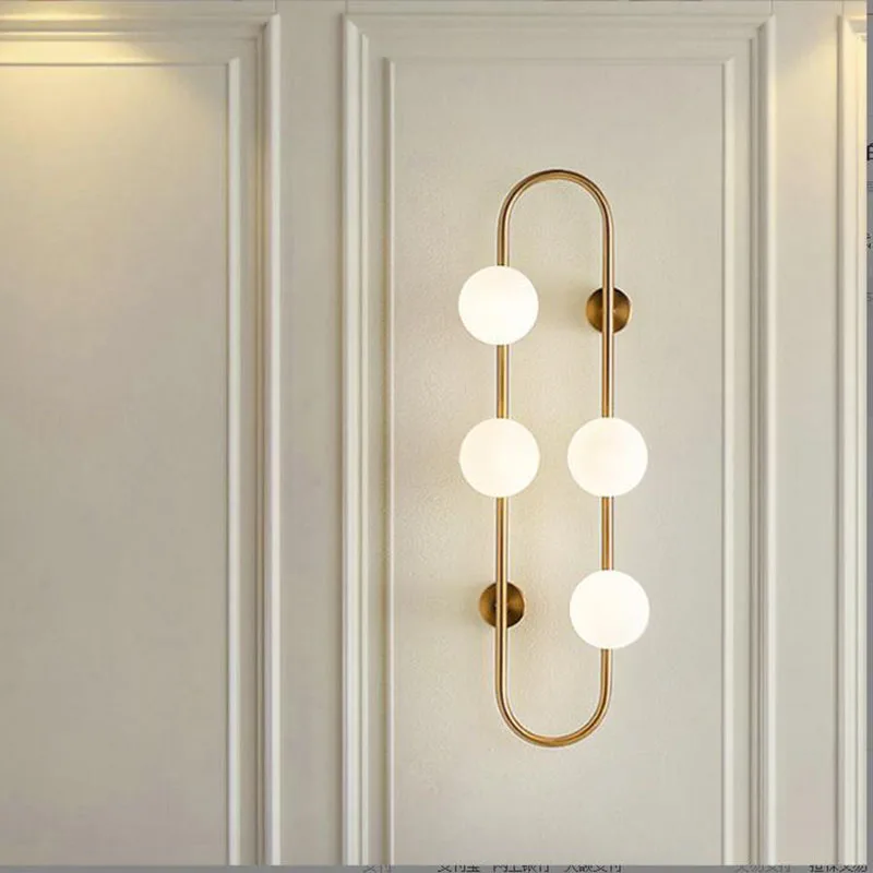 Nordic Creative living room Bedroom led wall lamp New design Indoor TV Sofa background Bedside Stair Glass Ball Wall light
Nordic Creative living room Bedroom led wall lamp New design Indoor TV Sofa background Bedside Stair Glass Ball Wall light