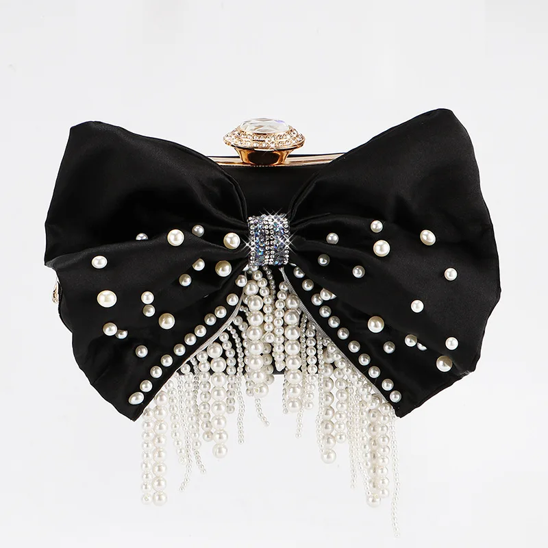2023 New Style Pearl Evening Clutch Fashion Bow Cheongsam Bag Bead Embroidered Tassel Korean Dinner Bag Wholesale Banquet Purse
2023 New Style Pearl Evening Clutch Fashion Bow Cheongsam Bag Bead Embroidered Tassel Korean Dinner Bag Wholesale Banquet Purse
