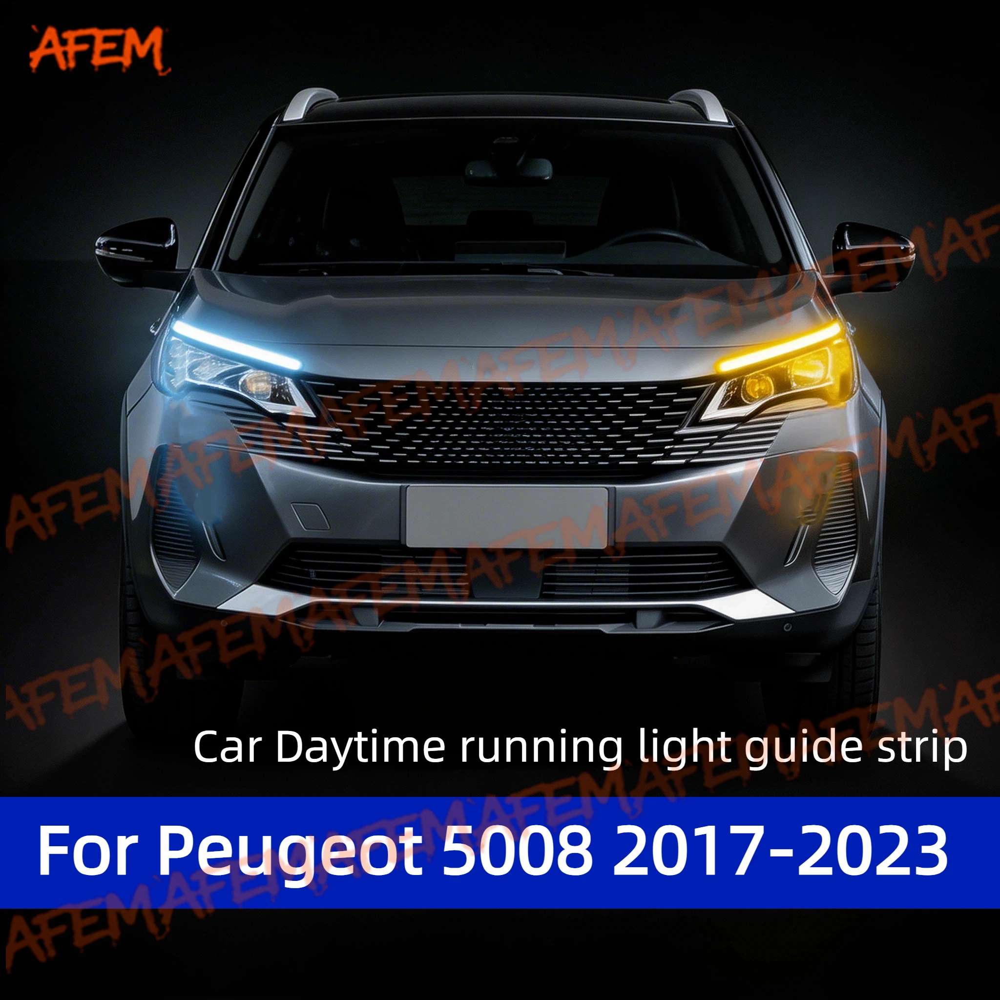Daytime Running Light Guide Strip For Peugeot 5008 2017-2023 Auto LED DRL Daytime Running light Flexible Decorative Ambient Lamp
Daytime Running Light Guide Strip For Peugeot 5008 2017-2023 Auto LED DRL Daytime Running light Flexible Decorative Ambient Lamp