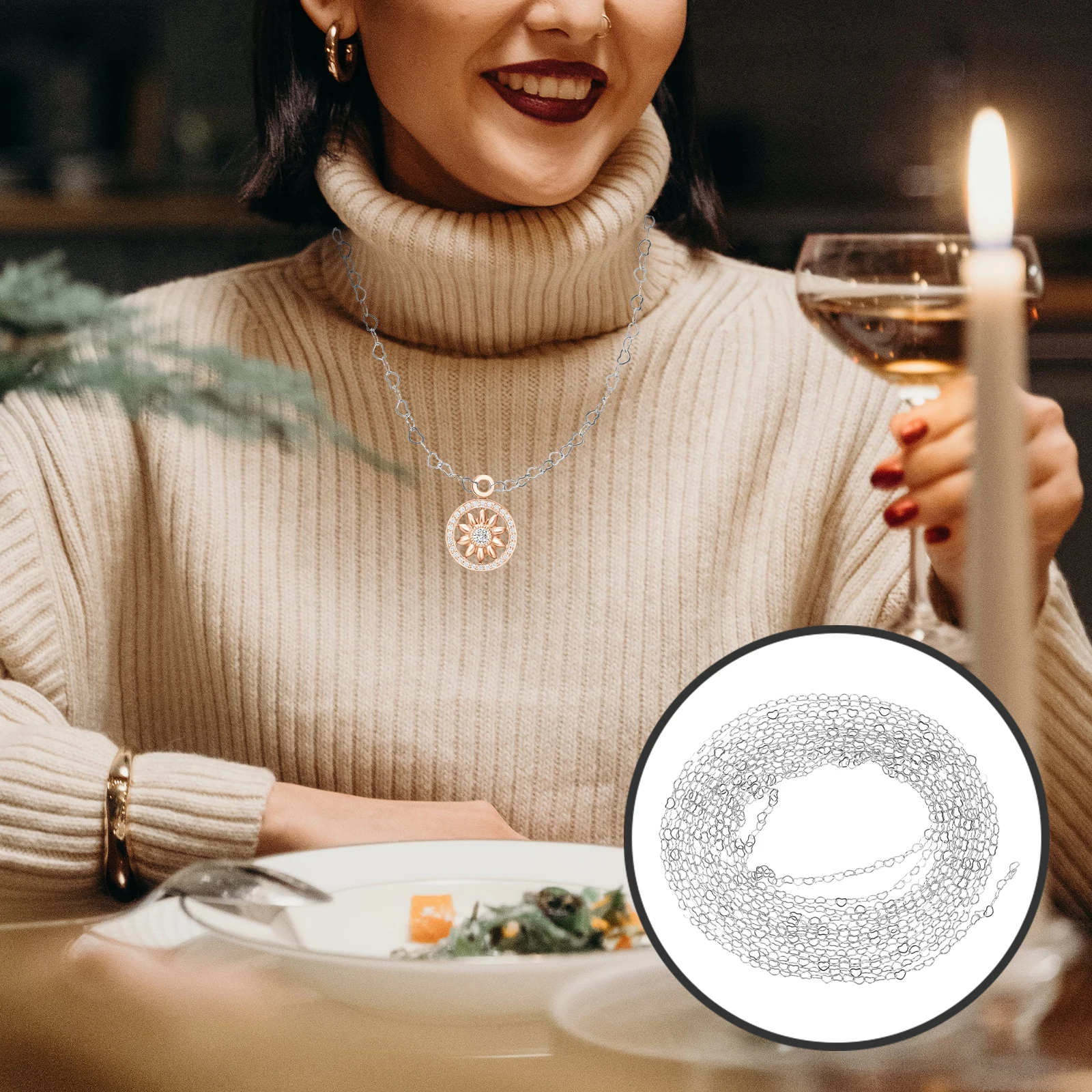 Love Jewelry Heart Necklace Making Silver Alloy Diy Accessories For Bracelet Connecting Chains Extender Jewelry Supplies Kit
Love Jewelry Heart Necklace Making Silver Alloy Diy Accessories For Bracelet Connecting Chains Extender Jewelry Supplies Kit