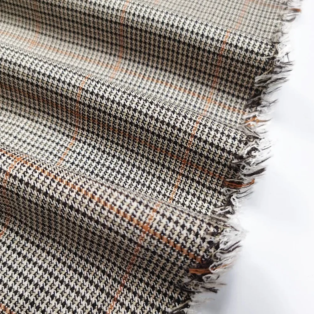 Yarn-dyed Fabric Pure Wool Houndstooth Plaid Spring Autumn Winter Dress Trench Coat Suit Fabrics Fashion Design Cloth By Meter
Yarn-dyed Fabric Pure Wool Houndstooth Plaid Spring Autumn Winter Dress Trench Coat Suit Fabrics Fashion Design Cloth By Meter