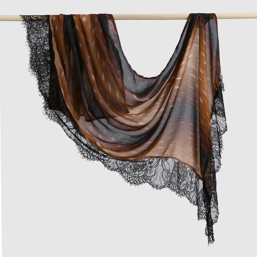 High Quality 180*70cm Hijab Scarf Lace Edge Breathable Shawl Long Wraps Sun Protection Headband Headscarf for Women
High Quality 180*70cm Hijab Scarf Lace Edge Breathable Shawl Long Wraps Sun Protection Headband Headscarf for Women