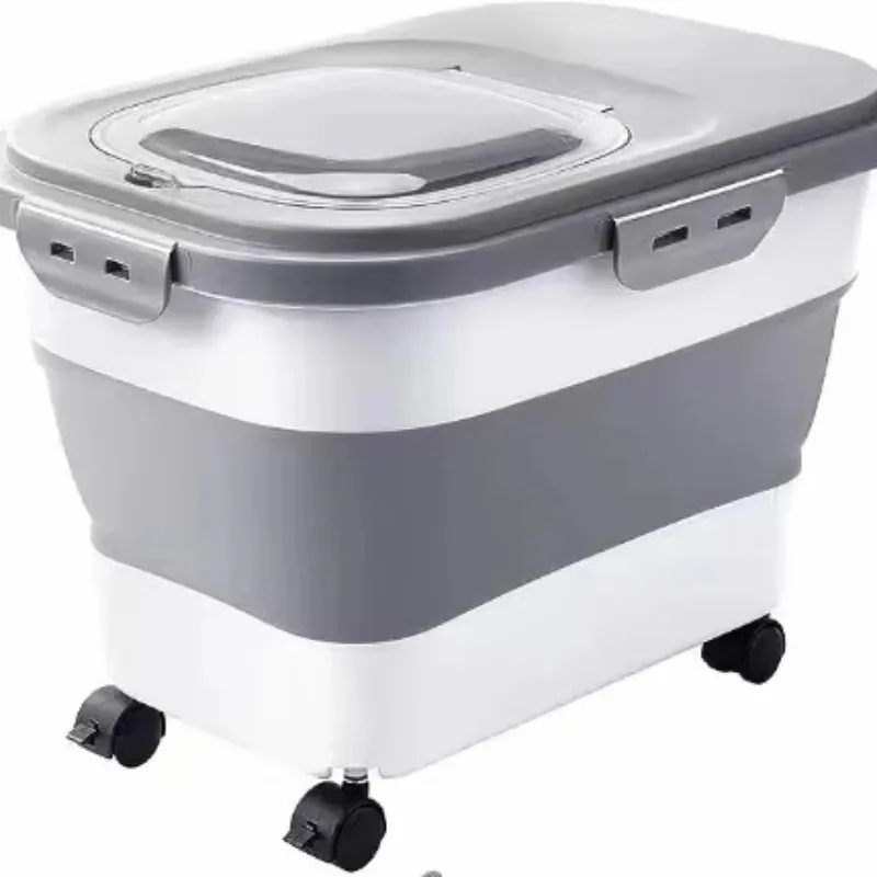 BPA- Plastic Pet Dog Food Storage Bin Container Dry Cat Food Box Bag Moisture Proof Seal Airtight with Measuring Cup
BPA- Plastic Pet Dog Food Storage Bin Container Dry Cat Food Box Bag Moisture Proof Seal Airtight with Measuring Cup